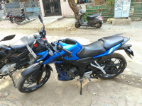Glossy Caribean Blue Bajaj Pulsar P150 Twin Disc Split Seat