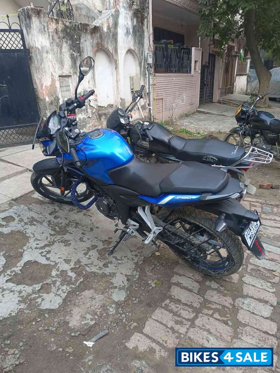 Glossy Caribean Blue Bajaj Pulsar P150 Twin Disc Split Seat Glossy Caribean Blue Bajaj Pulsar P150 Twin Disc Split Seat
