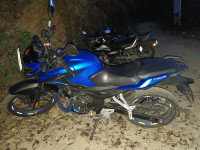 Glossy Caribean Blue Bajaj Pulsar P150 Twin Disc Split Seat
