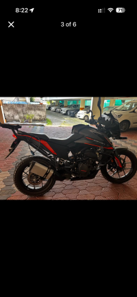 Black KTM 390 Adventure X