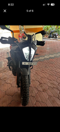 Black KTM 390 Adventure X