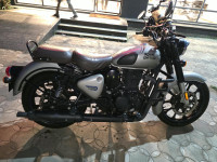 Dark Gun Metalgray Royal Enfield Classic 350 Dual Channel BS6