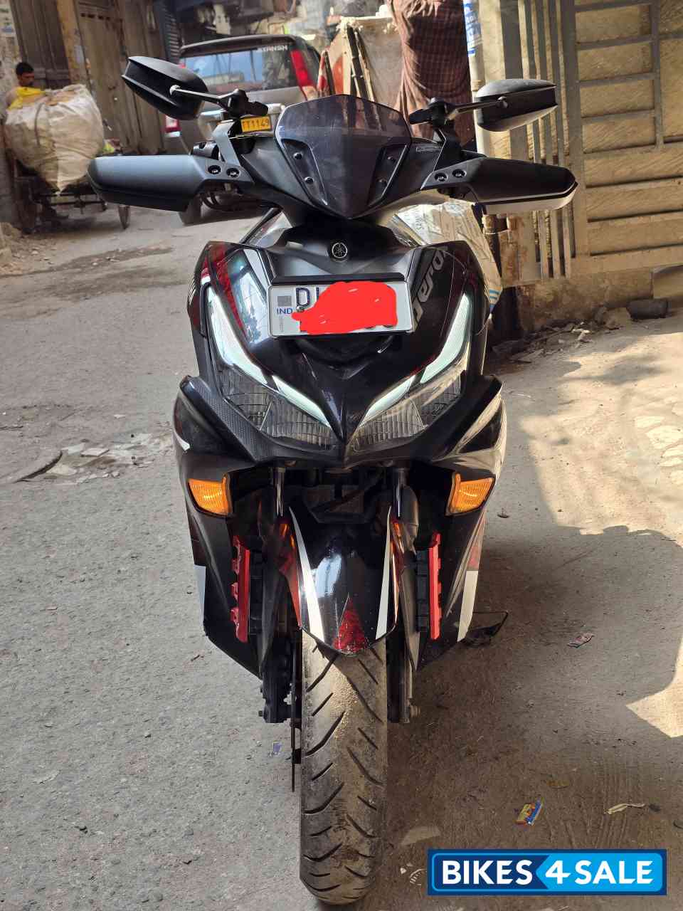 Black And Red Yamaha Aerox 155