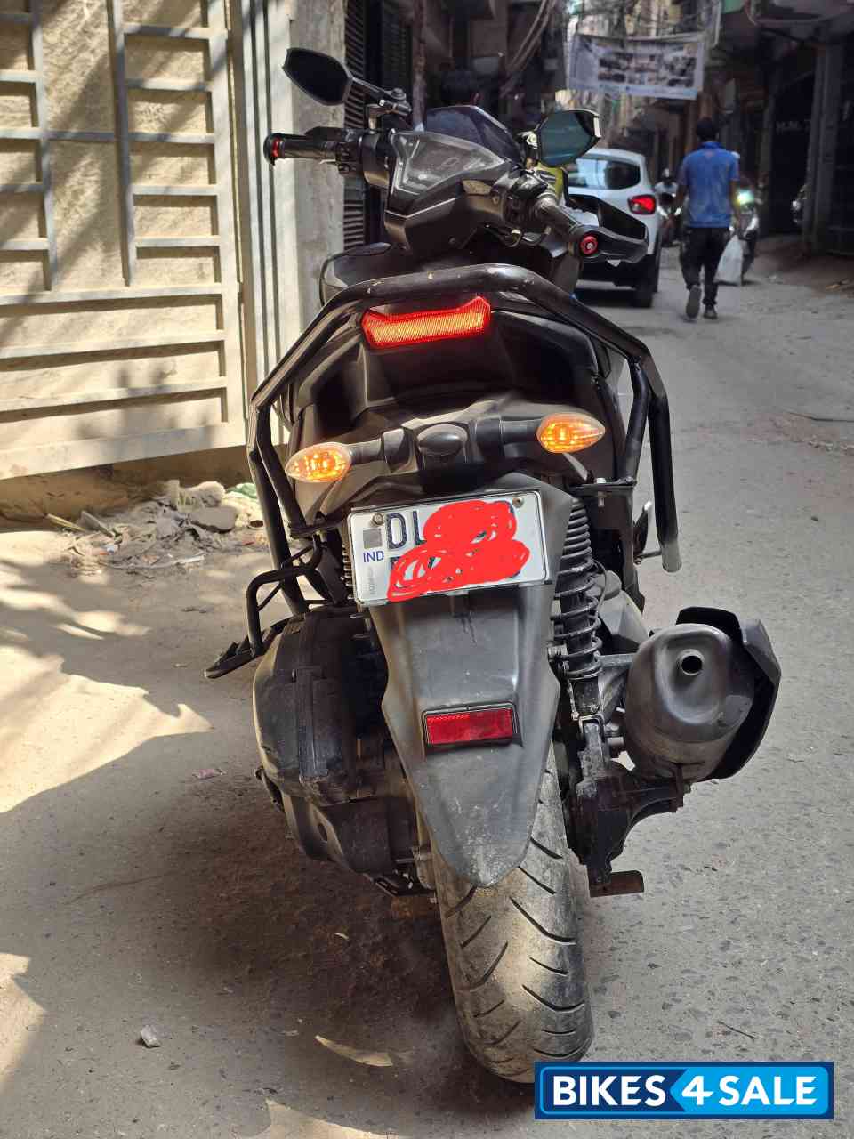 Black And Red Yamaha Aerox 155