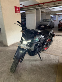 White -orange Yamaha MT-15 BS6