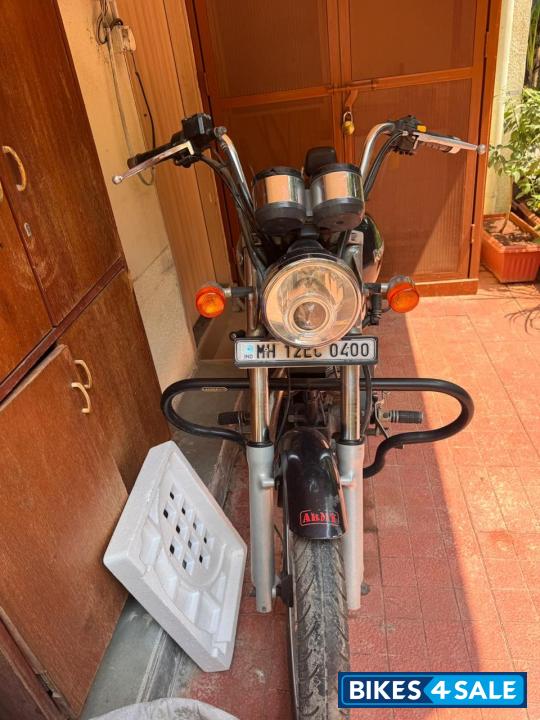 Blue Royal Enfield Thunderbird 350