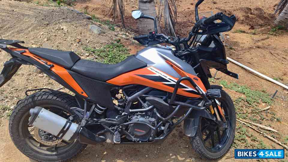 Orange KTM 250 Adventure
