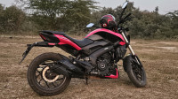 Red And Black Bajaj Dominar 250