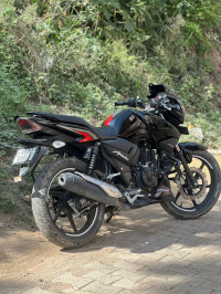 Black TVS Apache RTR 160