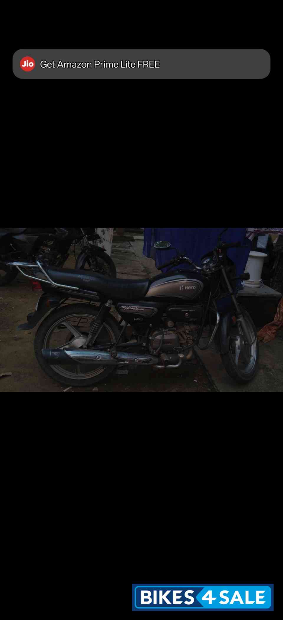 Hero Splendor Plus i3s Black and Accent