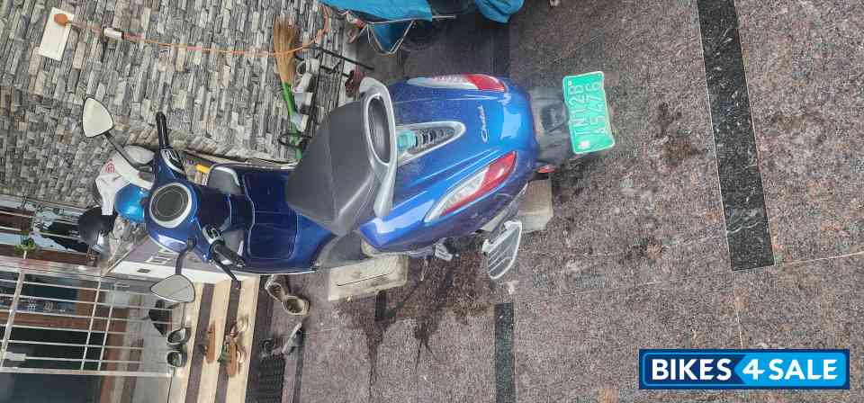 Blue Bajaj Chetak Electric Blue Bajaj Chetak Electric