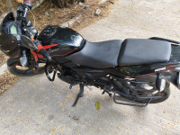 Red Black Bajaj Pulsar 125 Carbon Fibre Disc Split Seat