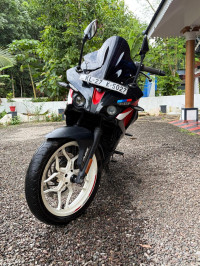 Burnt Red Satin Black Bajaj Pulsar RS 200