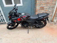 Black And Red Bajaj Pulsar 220F