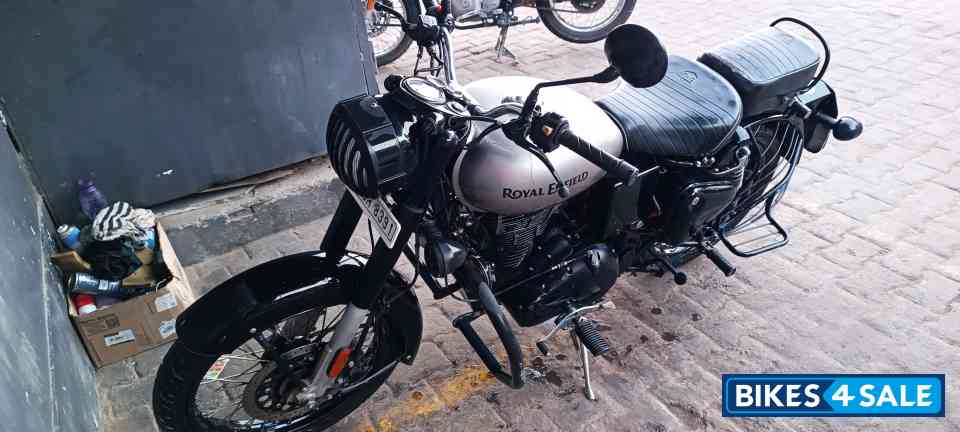 Mercury Silver Royal Enfield Classic 350 Single Channel BS6