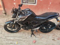 Black Yamaha FZ-S FI V2