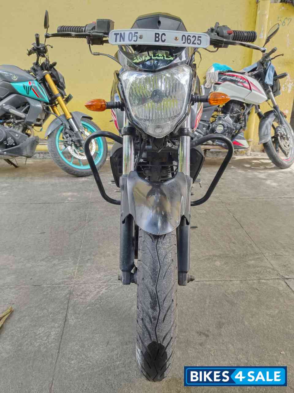 Black Yamaha FZ-S