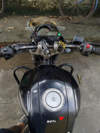 Black Yamaha FZ-S