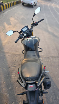 Matt Black TVS Apache RTR 160 4V TFT with Map Mirroring
