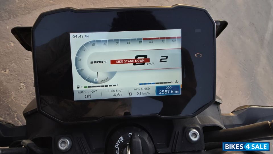 Matt Black TVS Apache RTR 160 4V TFT with Map Mirroring Matt Black TVS Apache RTR 160 4V TFT with Map Mirroring