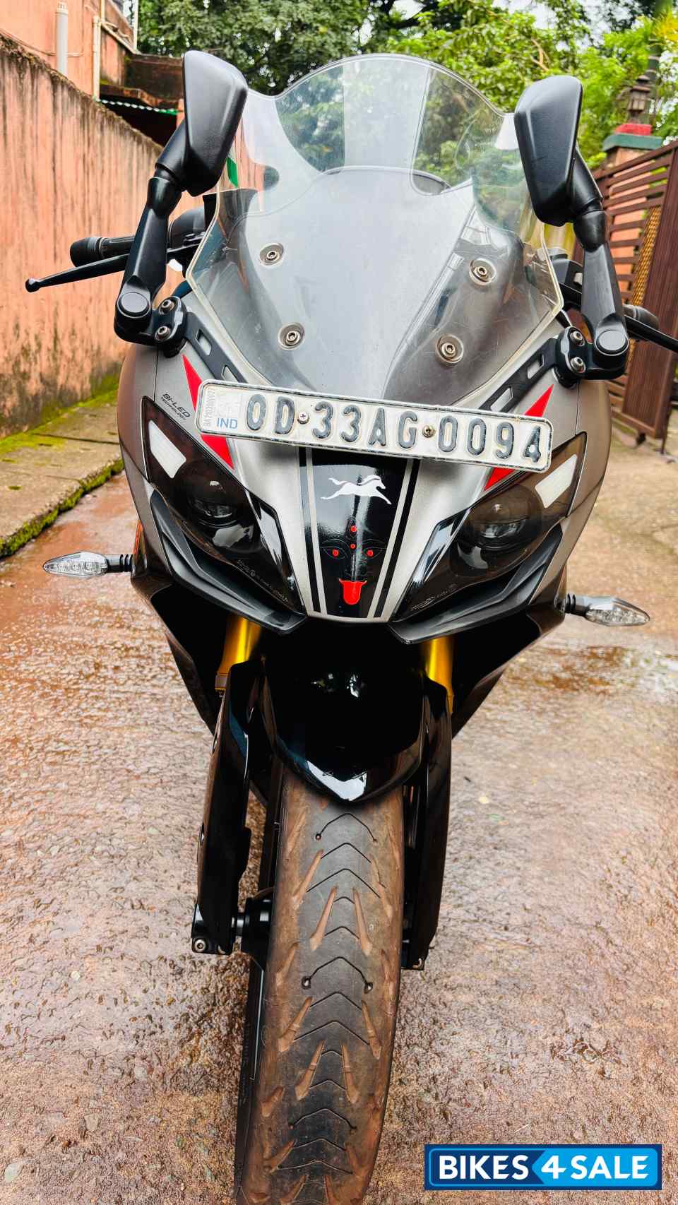 Red Black TVS Apache RR 310 Red Black TVS Apache RR 310