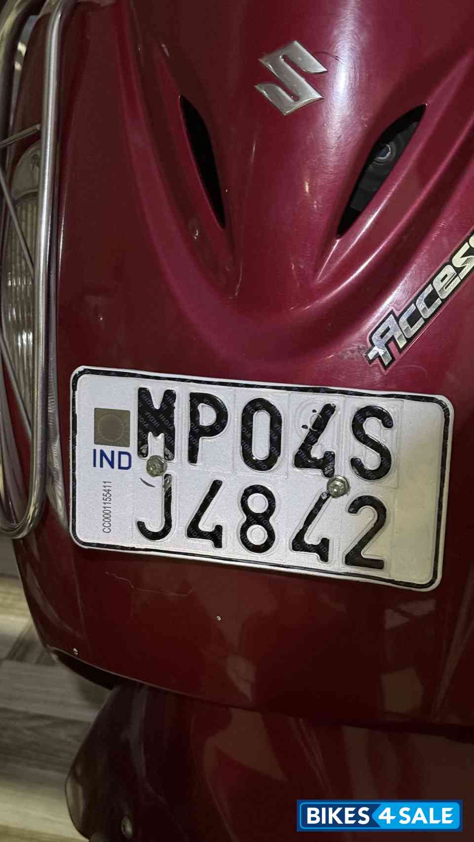 Maroon Suzuki Access 125