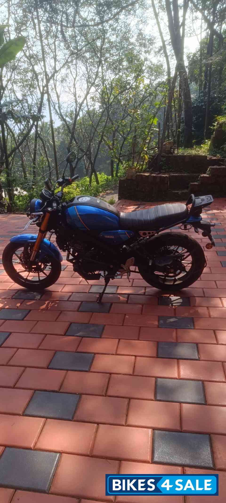 Blue Yamaha XSR155