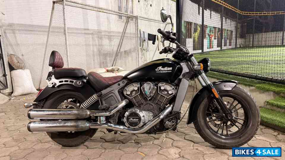 Black Indian Scout Bobber