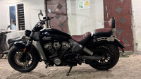 Black Indian Scout Bobber