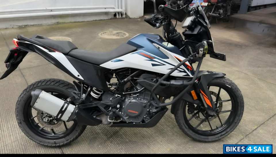 Blue N White KTM 250 Adventure