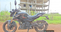 Black Bajaj Pulsar N160 Dual Channel ABS