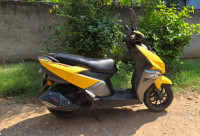 Yellow TVS NTORQ 125