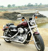 Red Harley Davidson Superlow