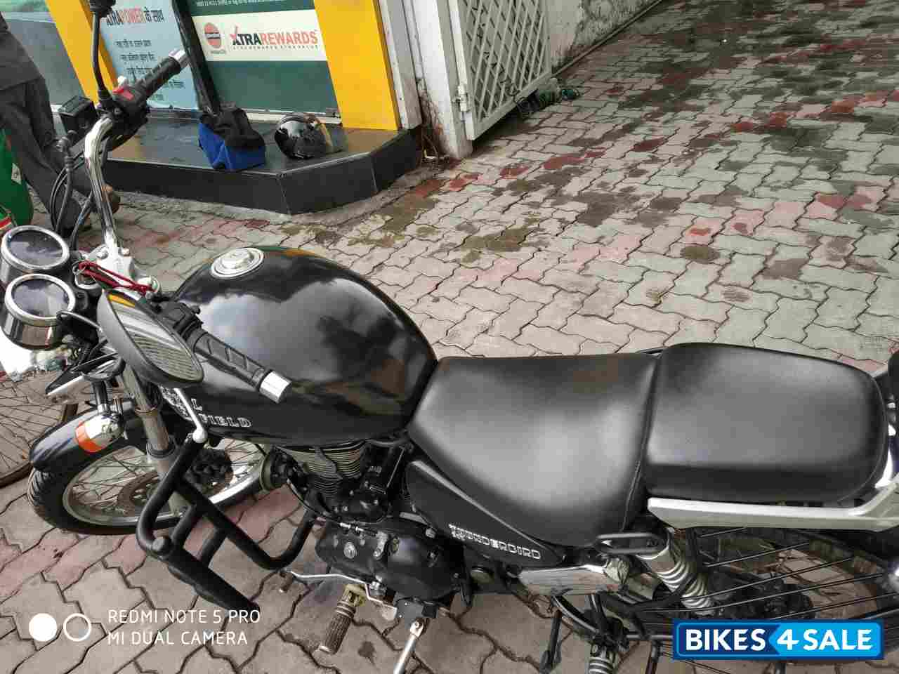 Black Royal Enfield Thunderbird