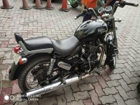 Black Royal Enfield Thunderbird