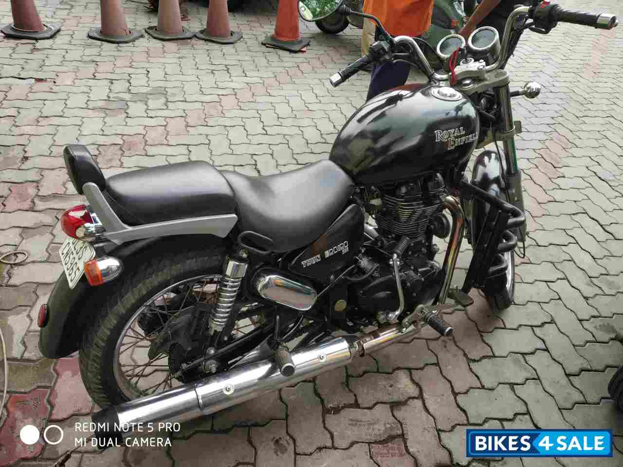 Black Royal Enfield Thunderbird