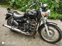 Black Royal Enfield Thunderbird