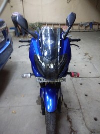 Blue Bajaj Pulsar 220F