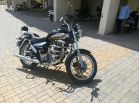 Black Royal Enfield Thunderbird