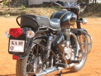 Black Royal Enfield Bullet