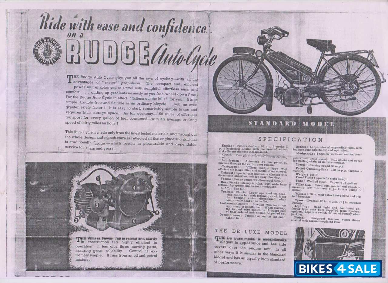 RUDGE witt worth Made in   ENGLAND