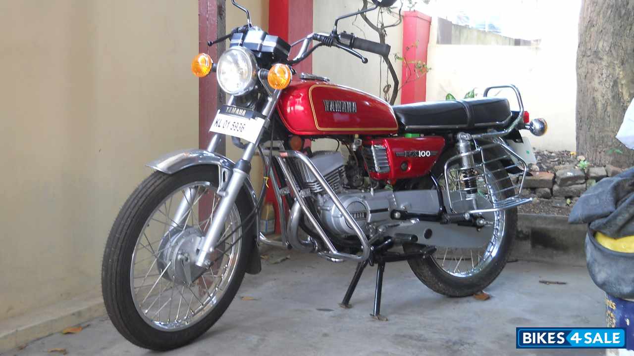 Red Yamaha RX 100