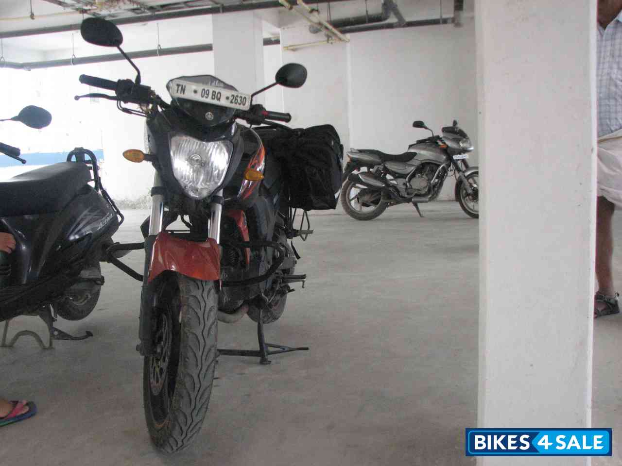 Black And Orange Yamaha FZ-S