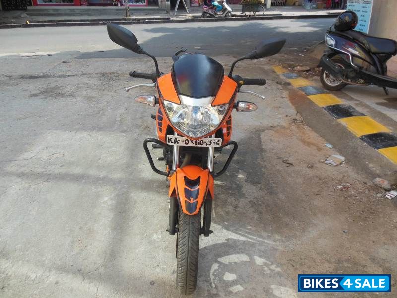 Orange TVS Apache RTR FI 160