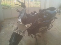 Black+blue Bajaj XCD 135 DTS-Si
