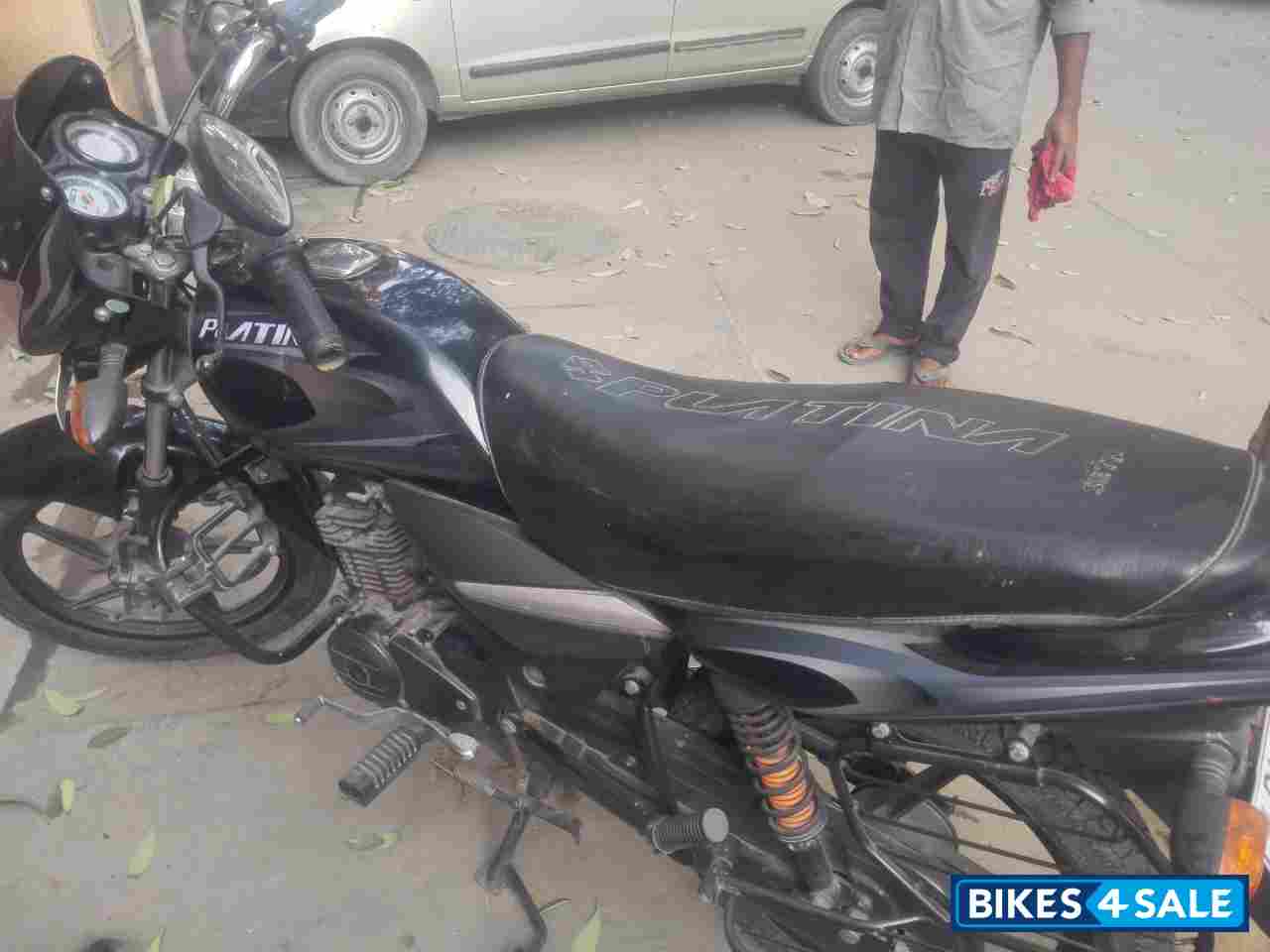 Black Bajaj Platina 100