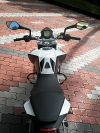 White KTM Duke 200