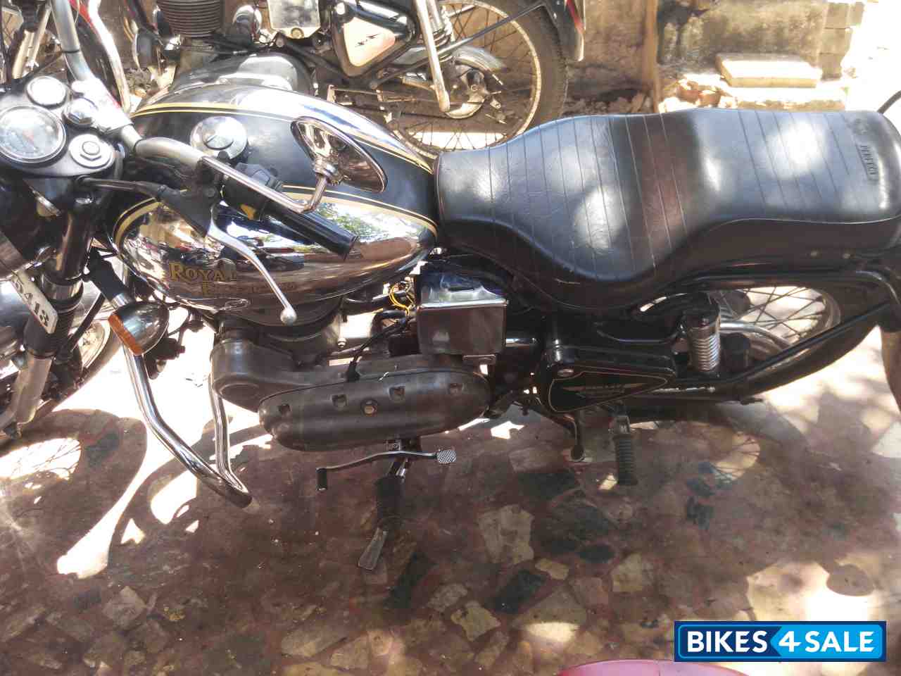 Black & Crome Royal Enfield Bullet Machismo A500