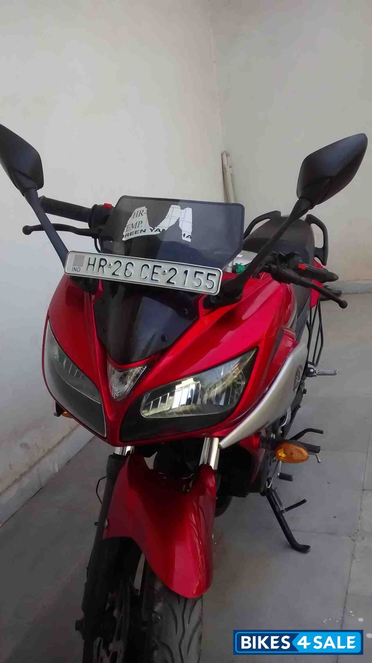 Red Yamaha Fazer