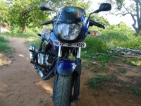 Blue With Black Bajaj Pulsar 180 DTSi
